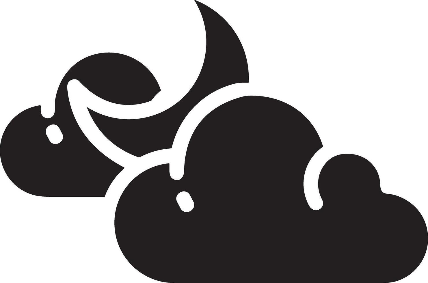 Cloud icon symbol image. Illustration of the hosting storage design vector
