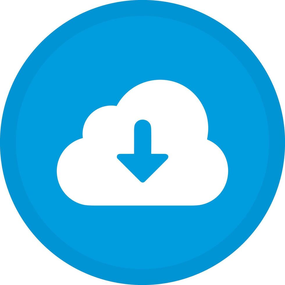 Cloud icon symbol image. Illustration of the hosting storage design vector