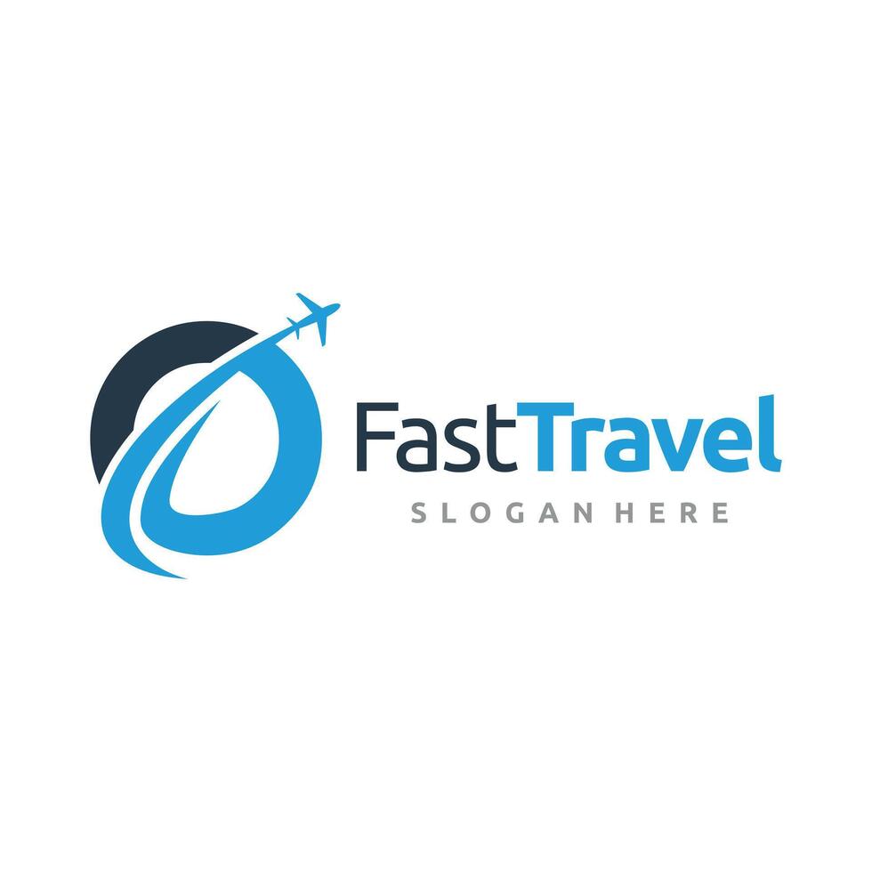 Global travel and tour logo design template vector