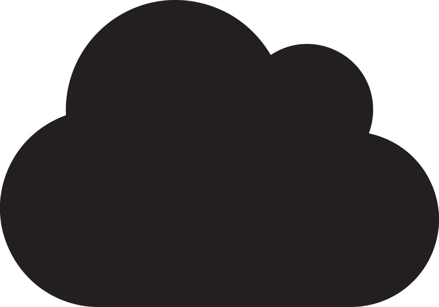 Cloud icon symbol image. Illustration of the hosting storage design vector