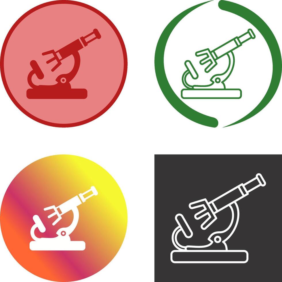 Microscope Icon Design vector
