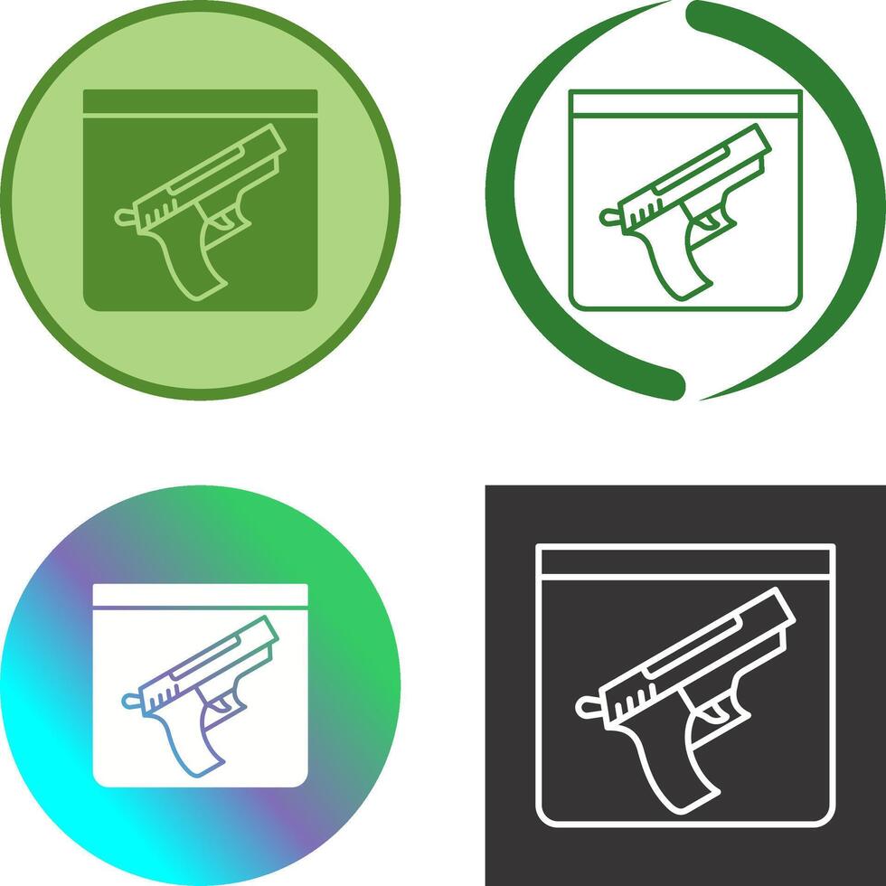 Evidence Icon Design vector