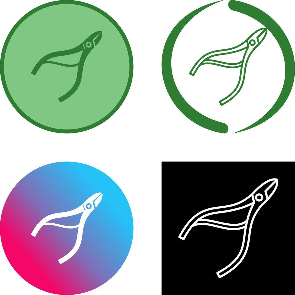 Nippers Icon Design vector
