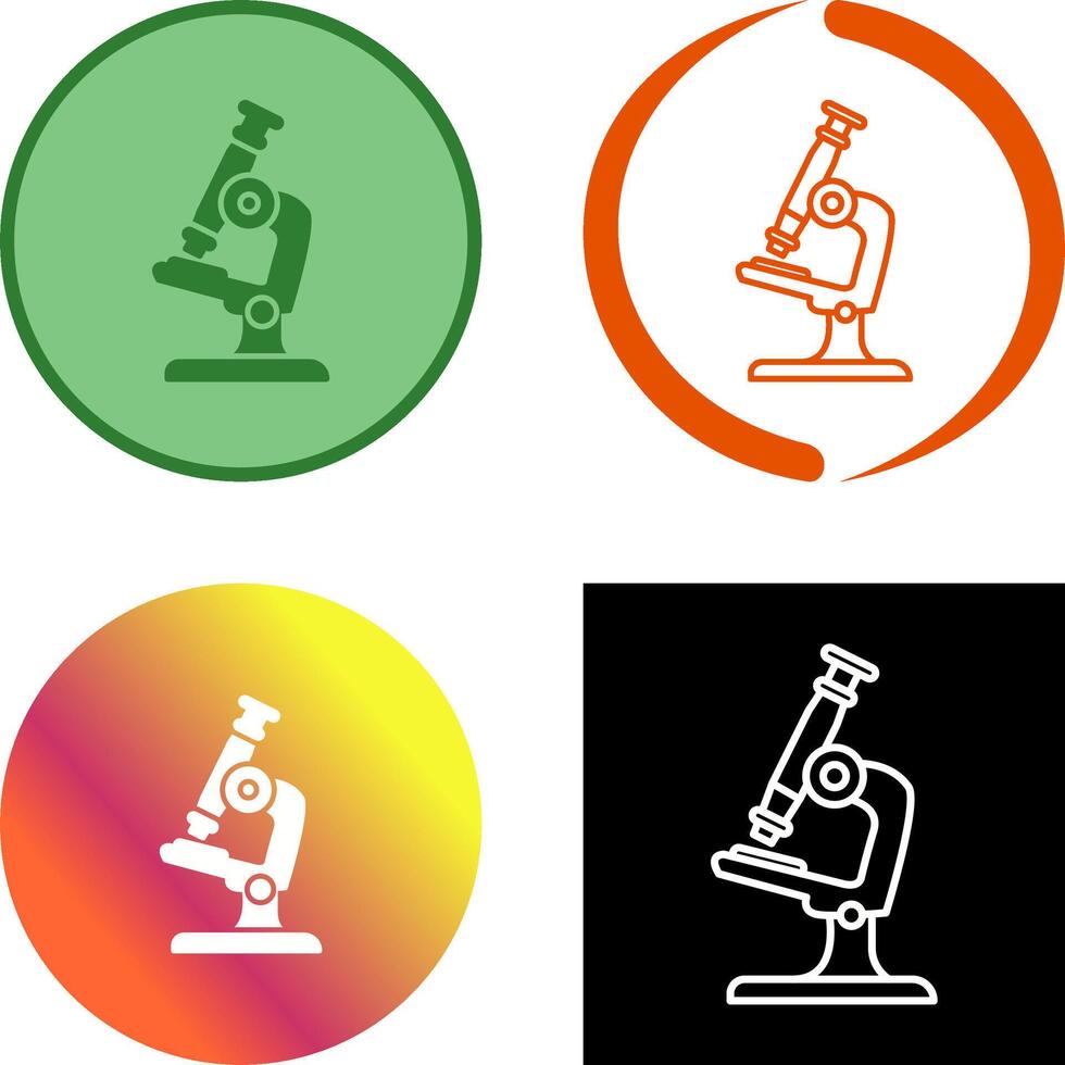 Microscope Icon Design vector