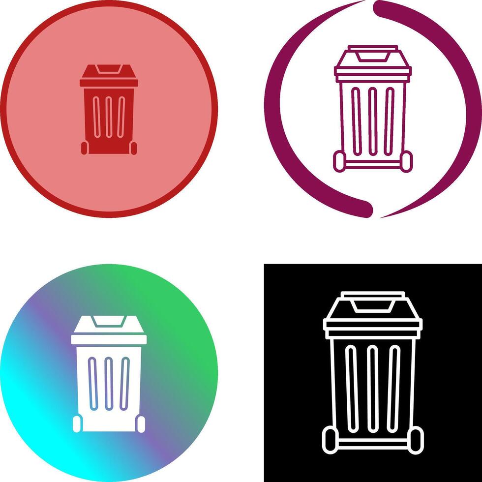 Garbage Icon Design vector