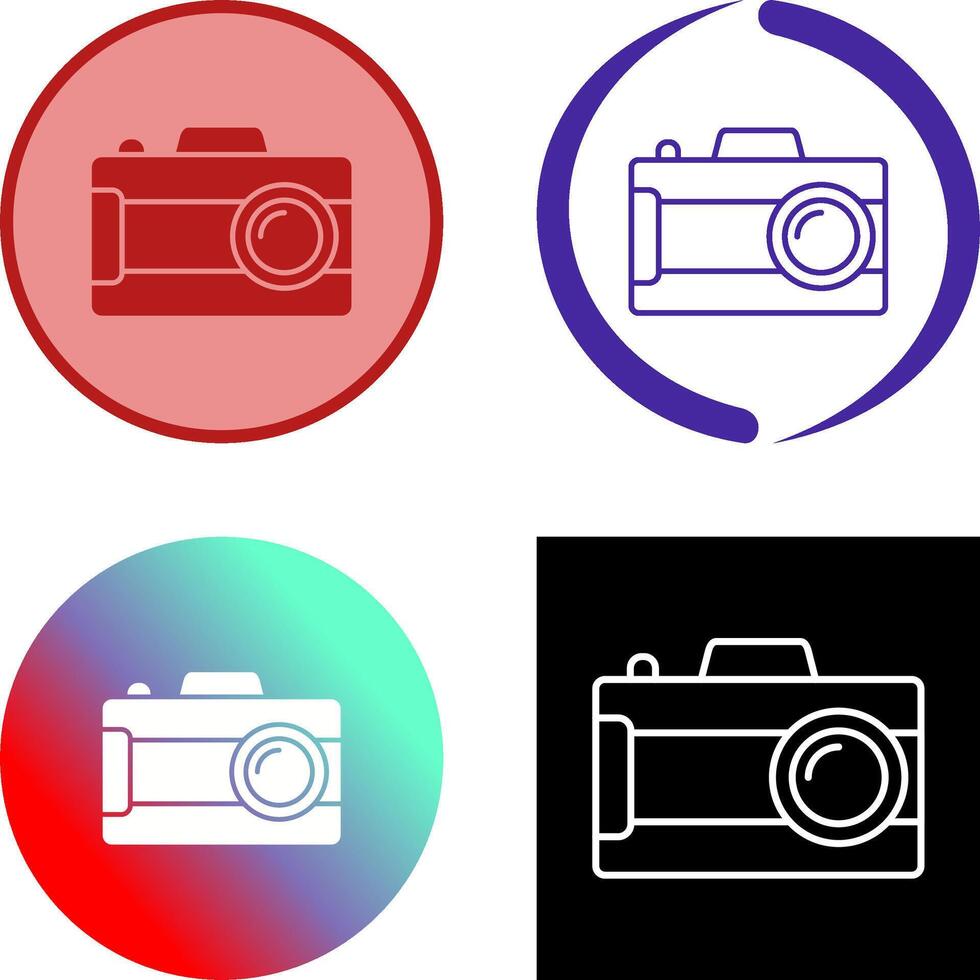 Digital Camera Icon Design vector