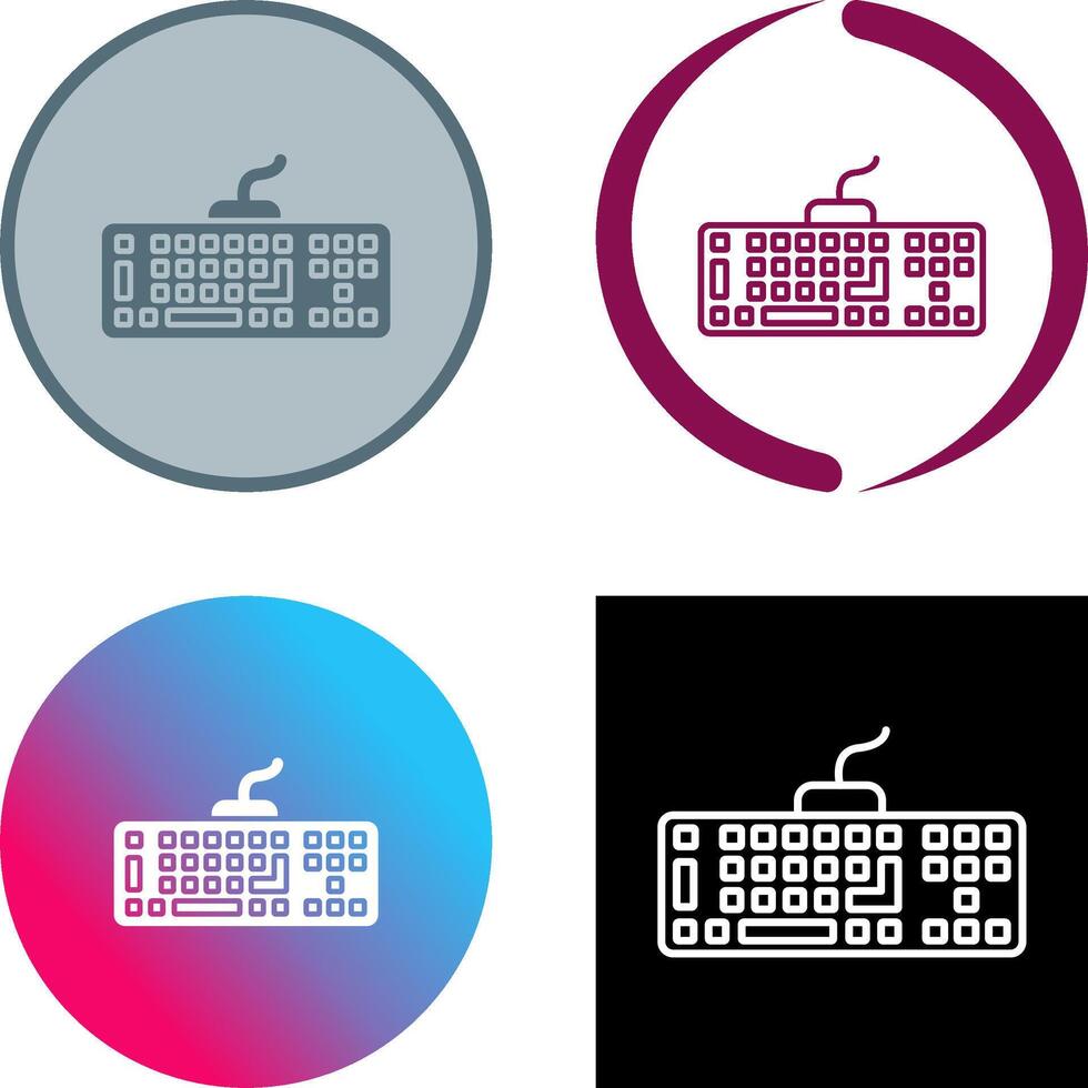 diseño de icono de teclado vector
