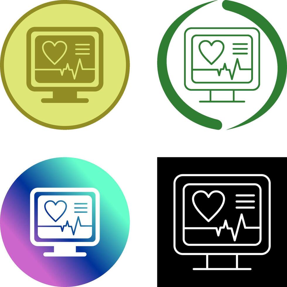 Pulse Icon Design vector