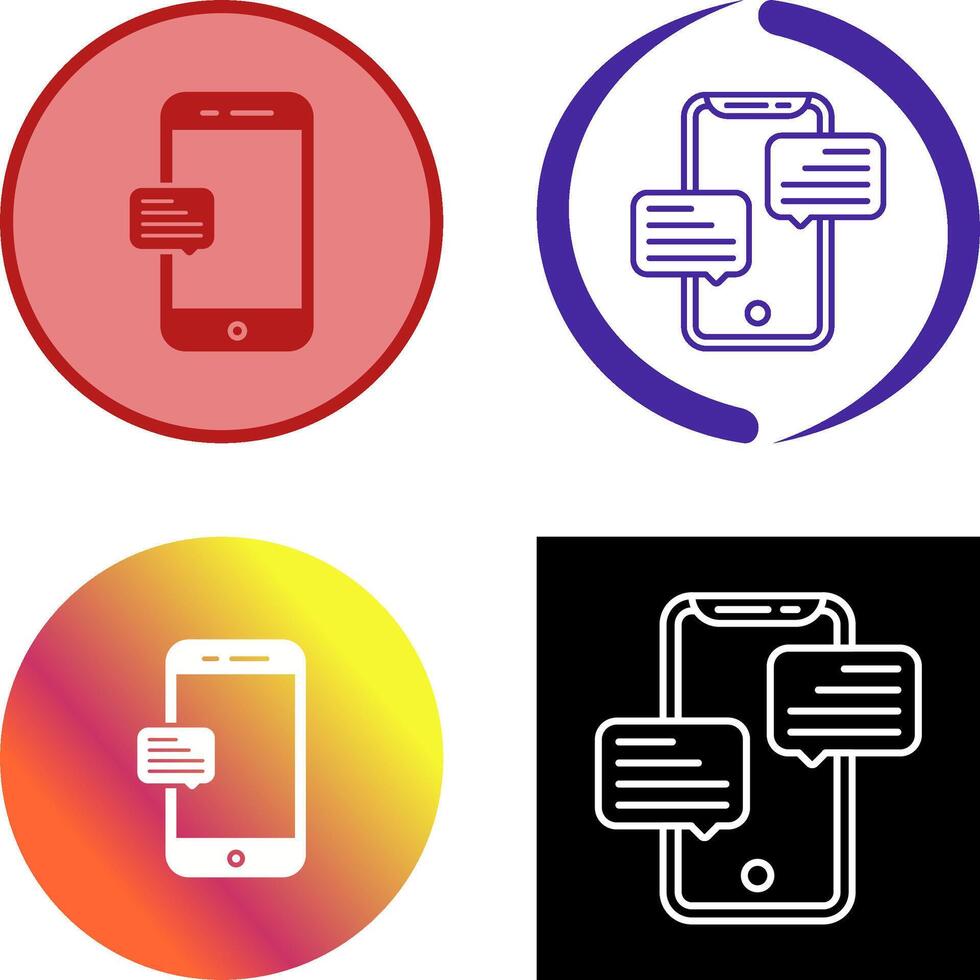 Chat Icon Design vector