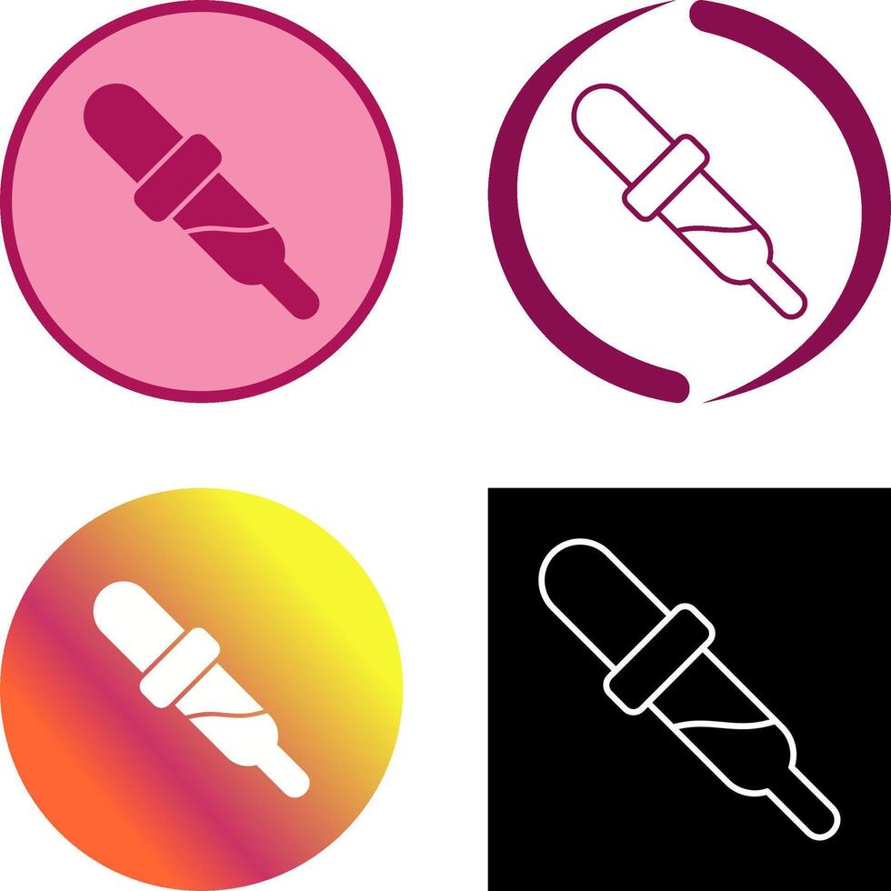 Dropper Icon Design vector