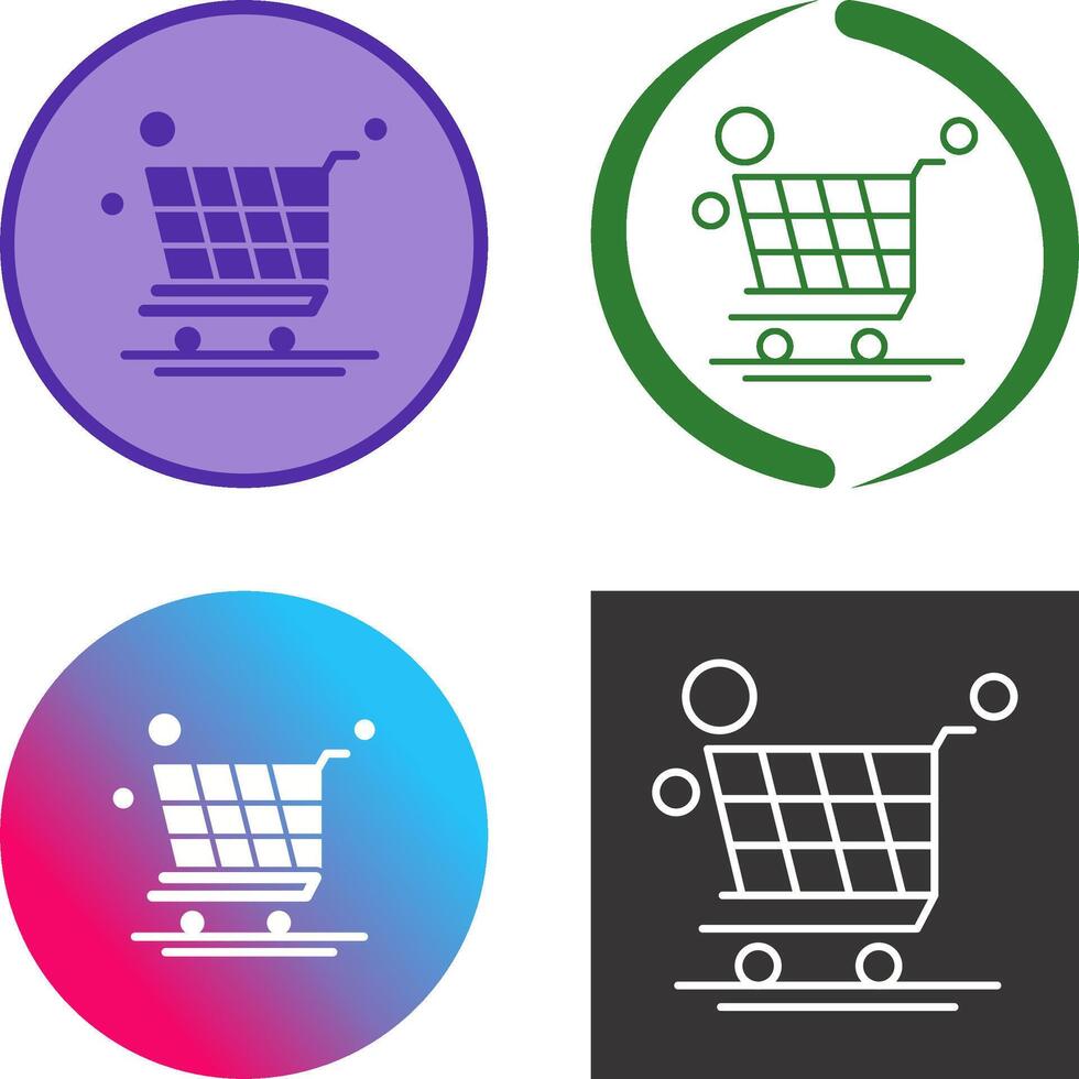 Trolley Icon Design vector