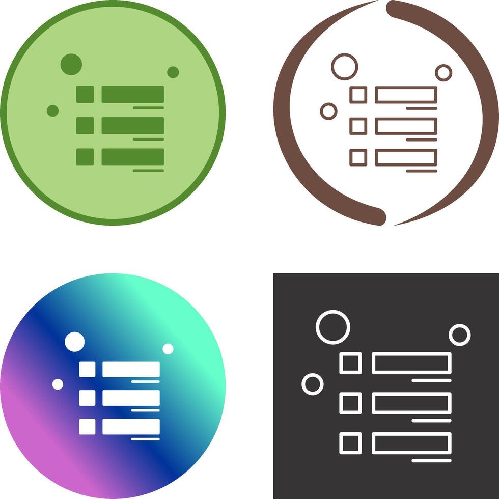 Menu Icon Design vector