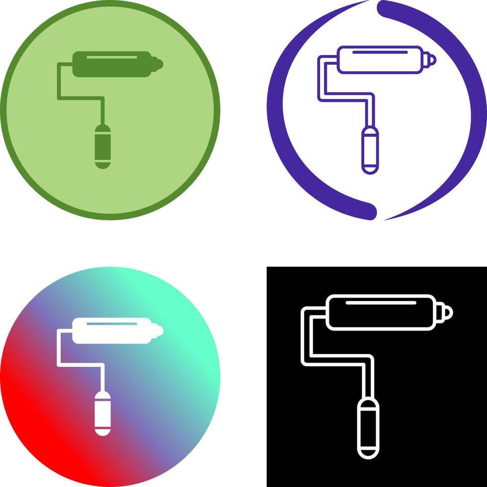Paint Roller Icon Design vector