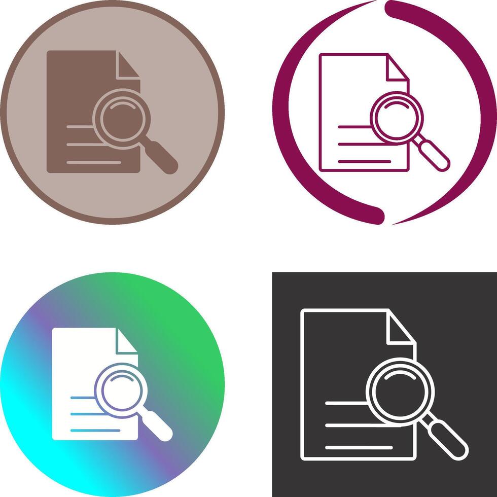 search Icon Design vector