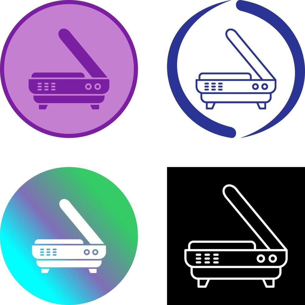 Scanner Icon Design vector