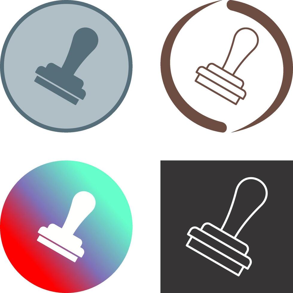 Stamp Icon Design vector
