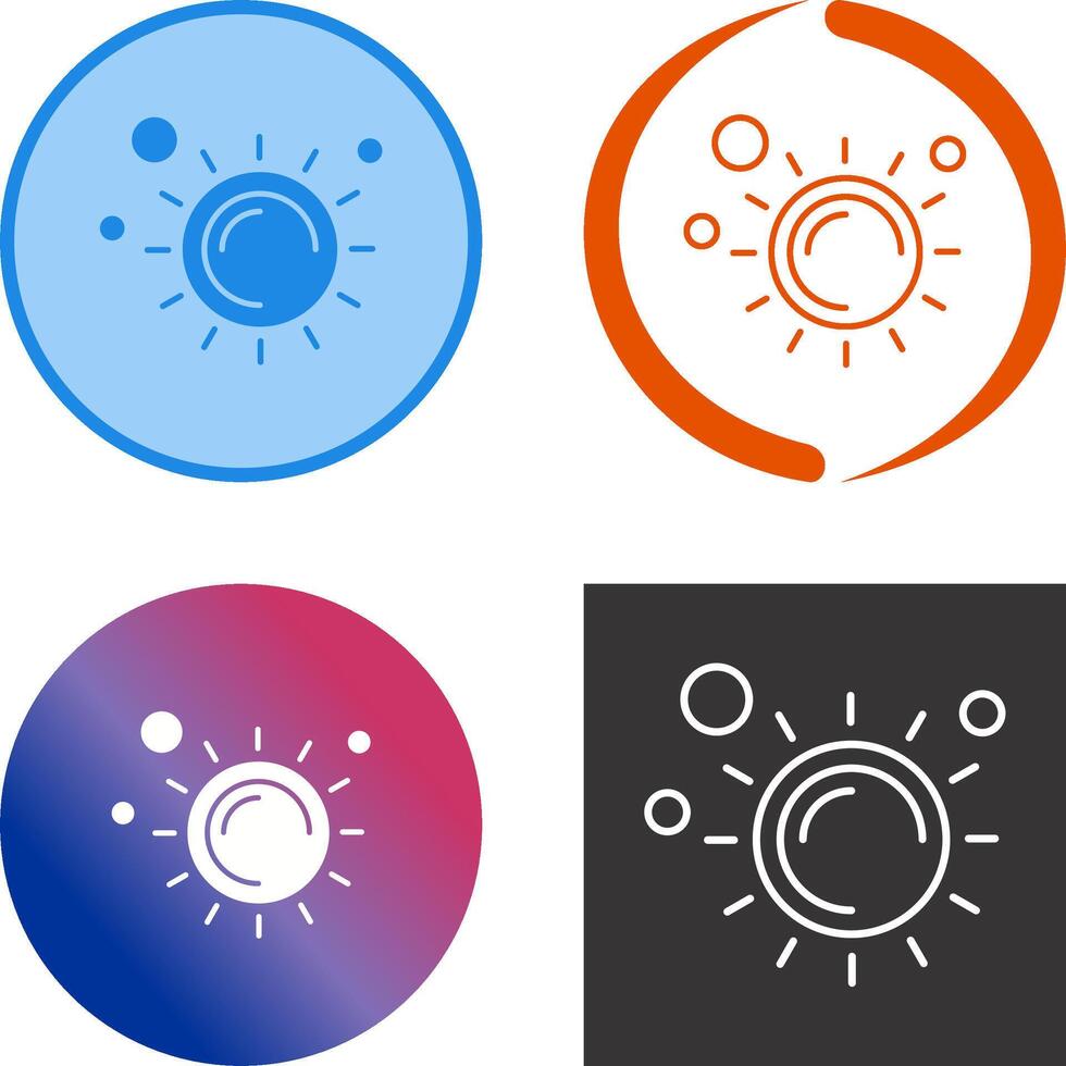 Sun Icon Design vector