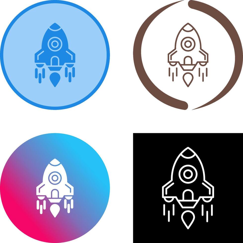 Rocket Icon Design vector