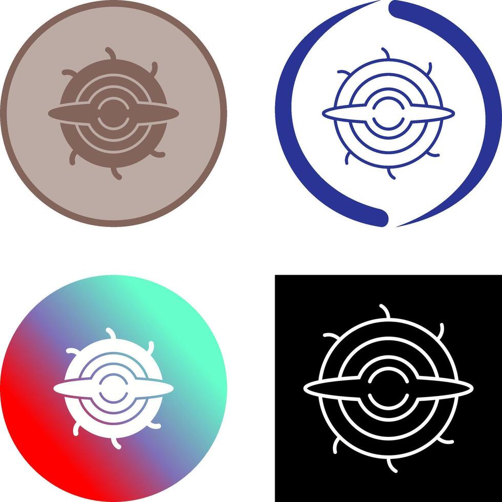 Black Hole Icon Design vector