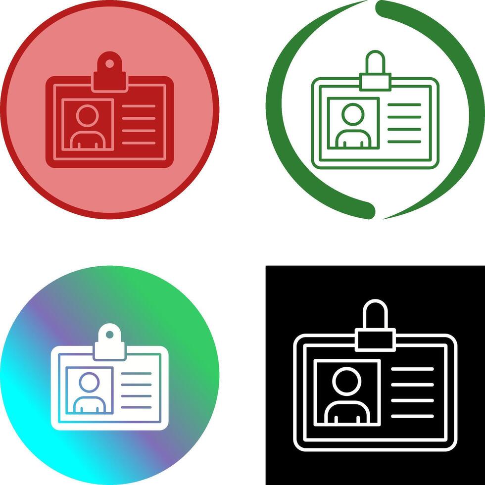 Identity Icon Design vector