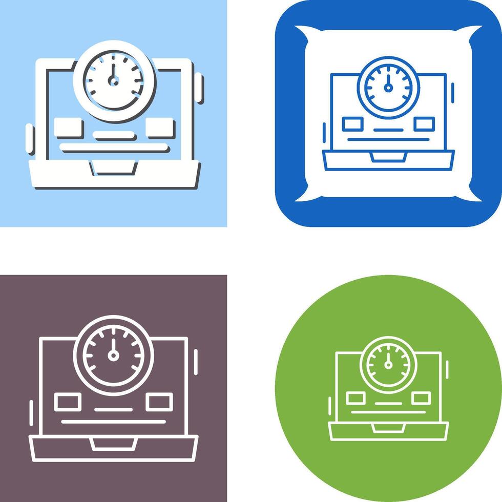 Speedometer Icon Design vector