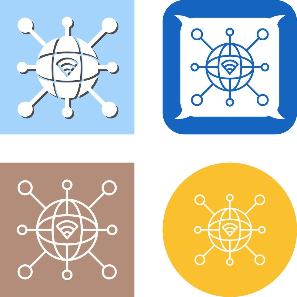 Internet Icon Design vector