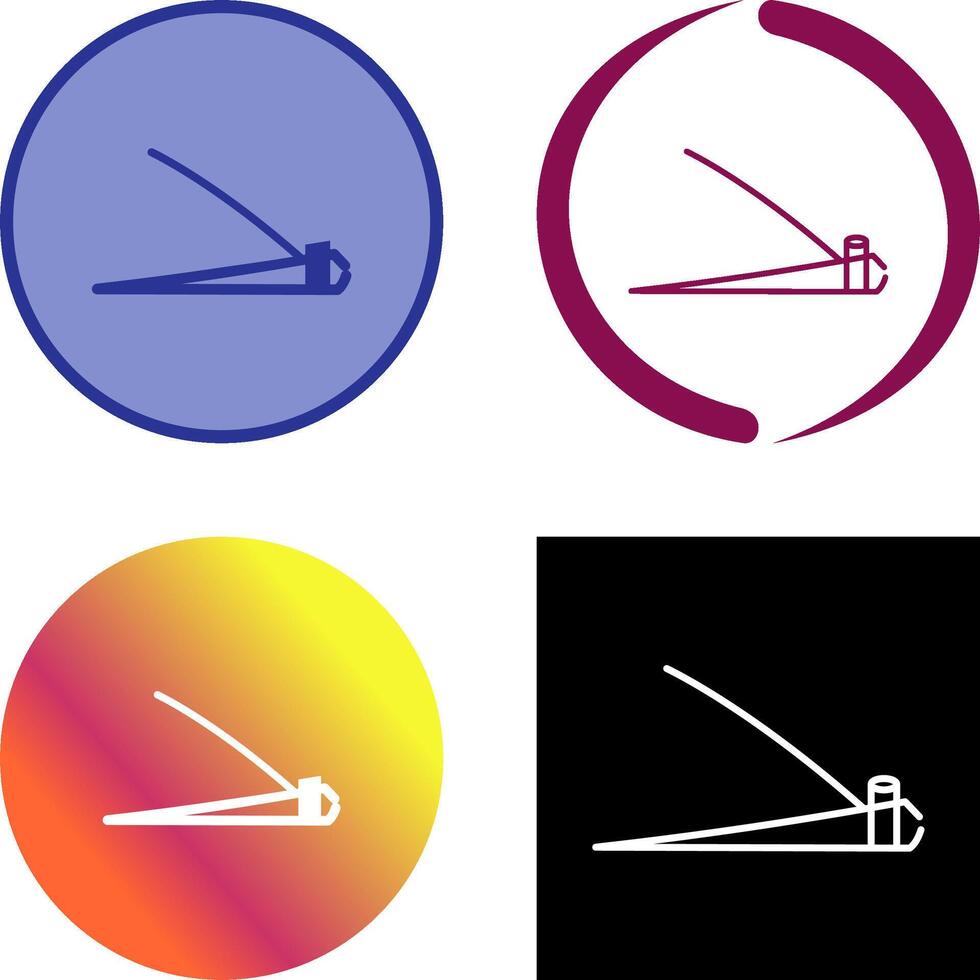 Nailcutter Icon Design vector