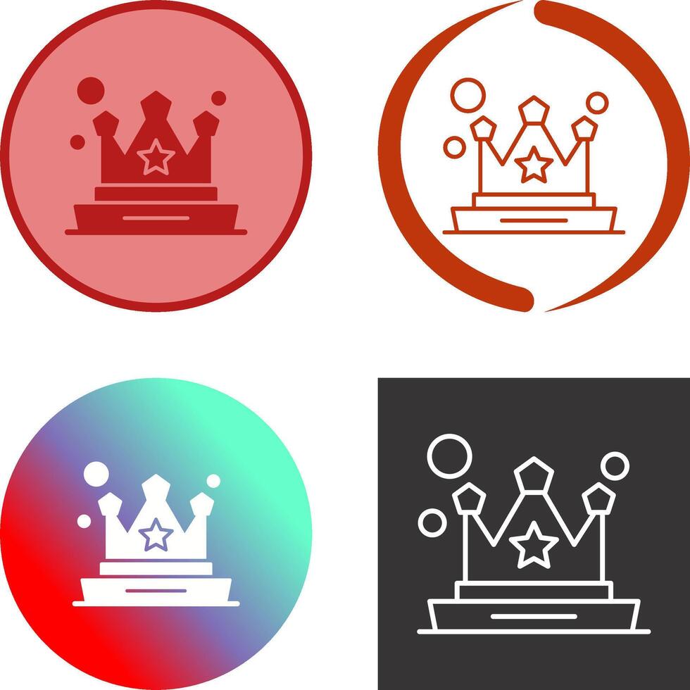 Crown Icon Design vector