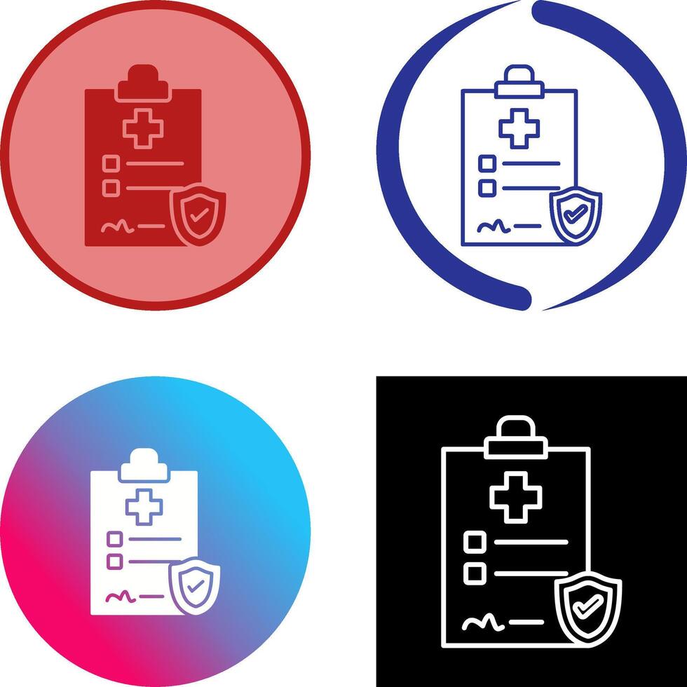 Health Protection Icon Design vector