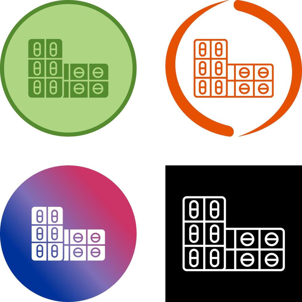 Aspirin Icon Design vector