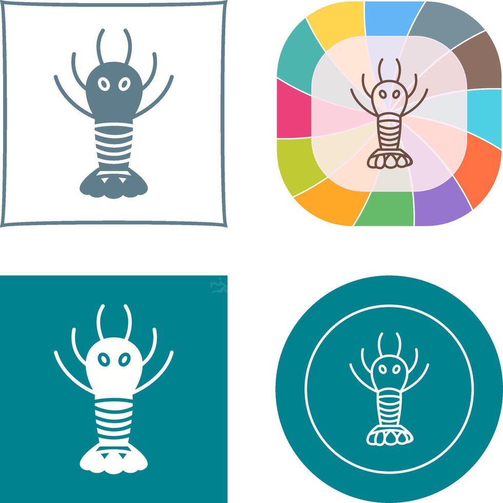 Lobster Icon Design vector