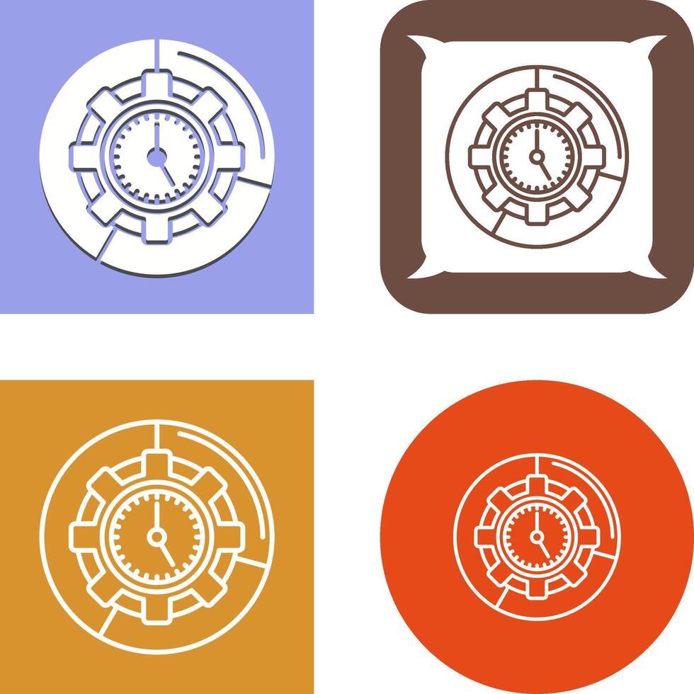 Time Management Icon Design vector