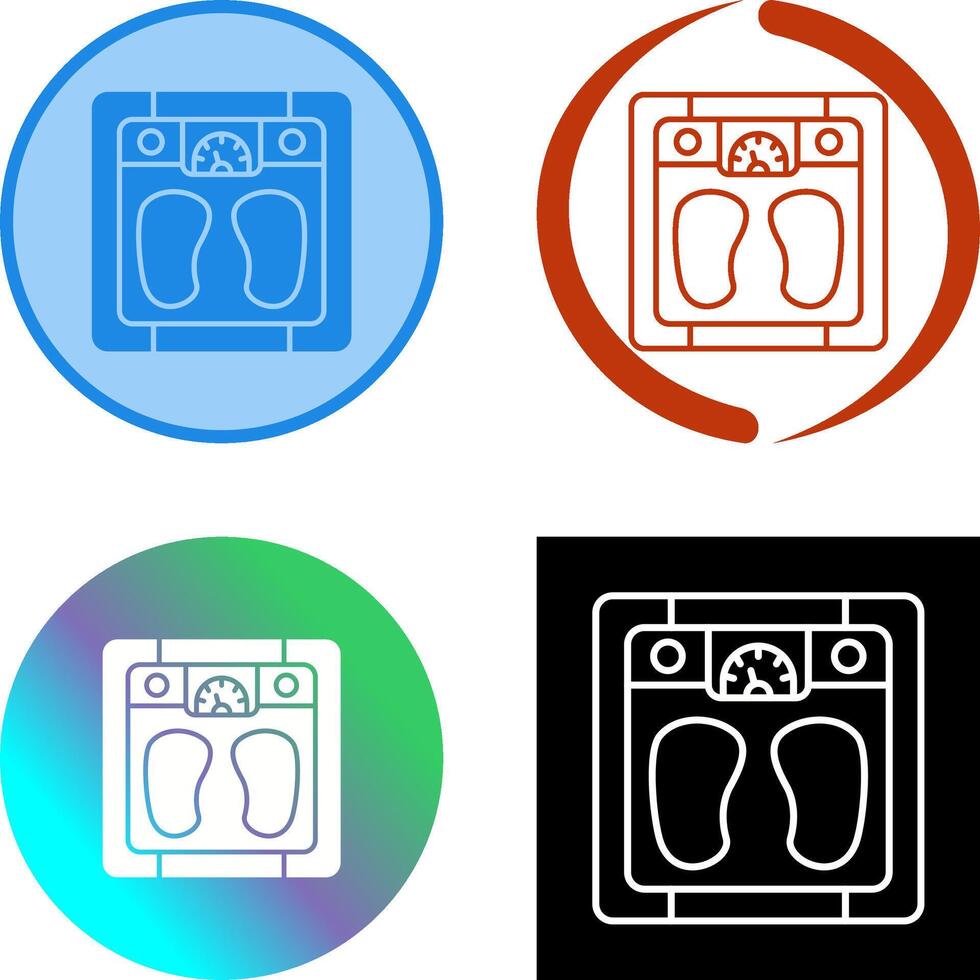 diseño de icono de escala de pesaje vector