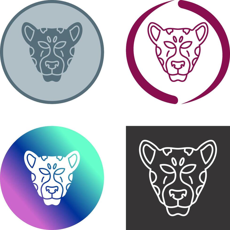 leopard Icon Design vector