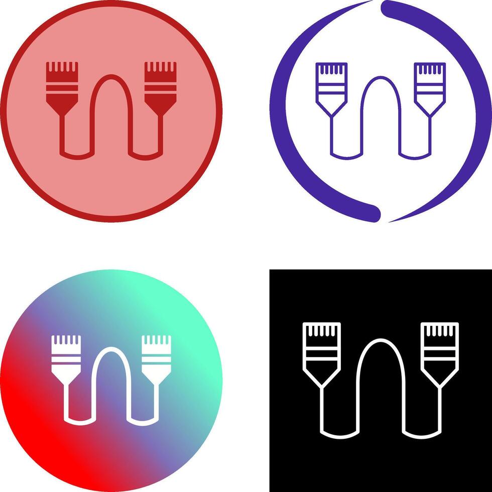 Internet Cable Icon Design vector