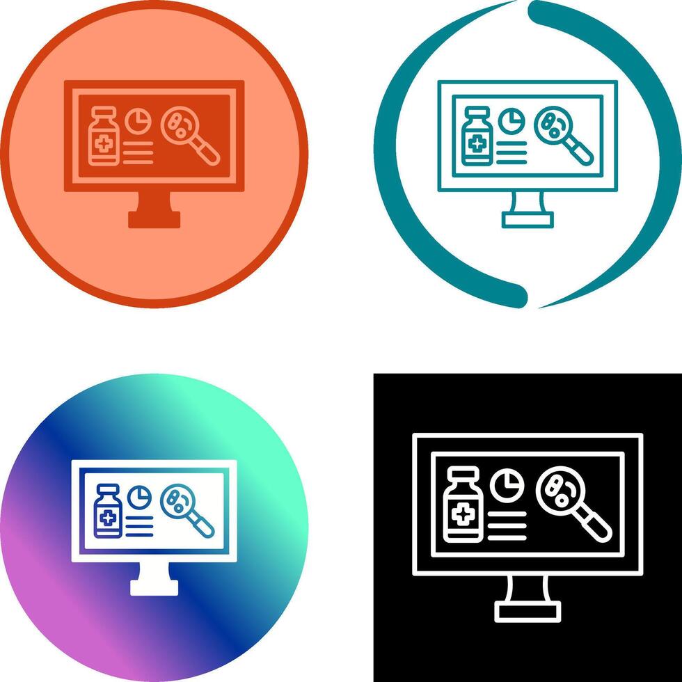 Research Icon Design vector