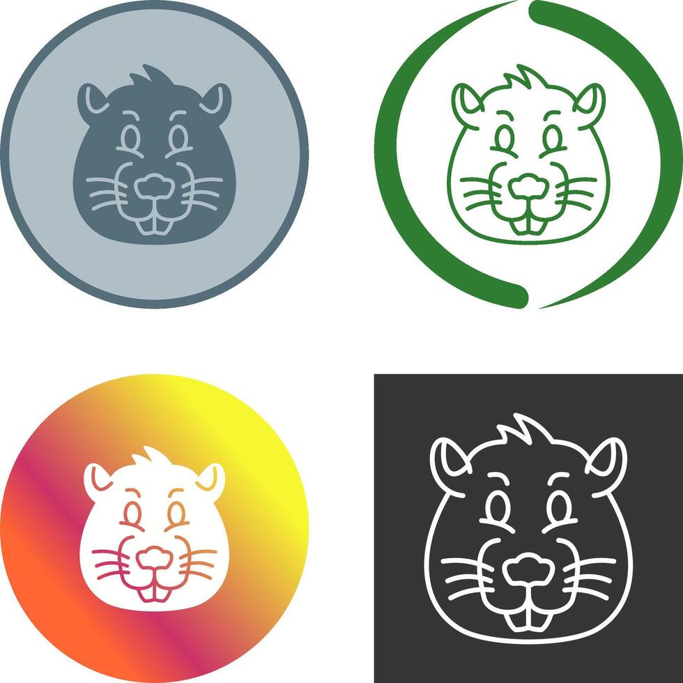 Beaver Icon Design vector