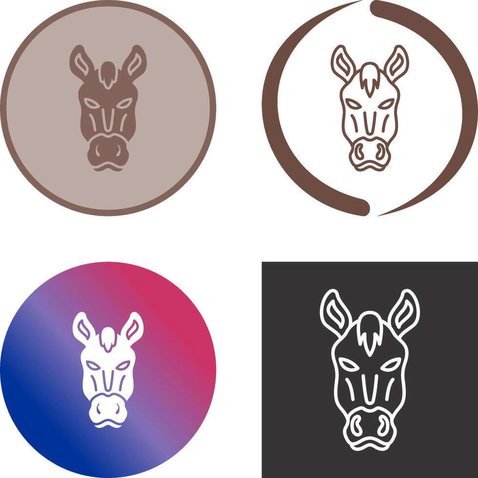 Horse Icon Design vector
