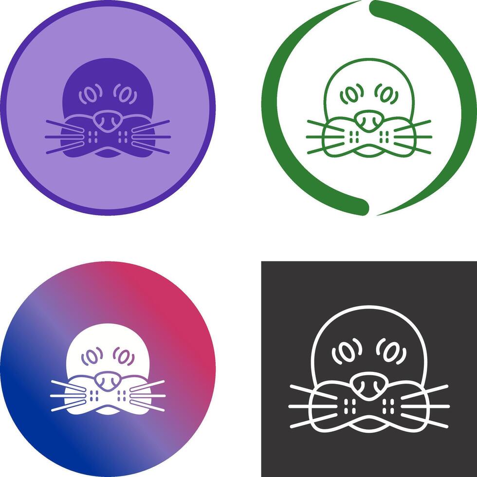 Seal Icon Design vector