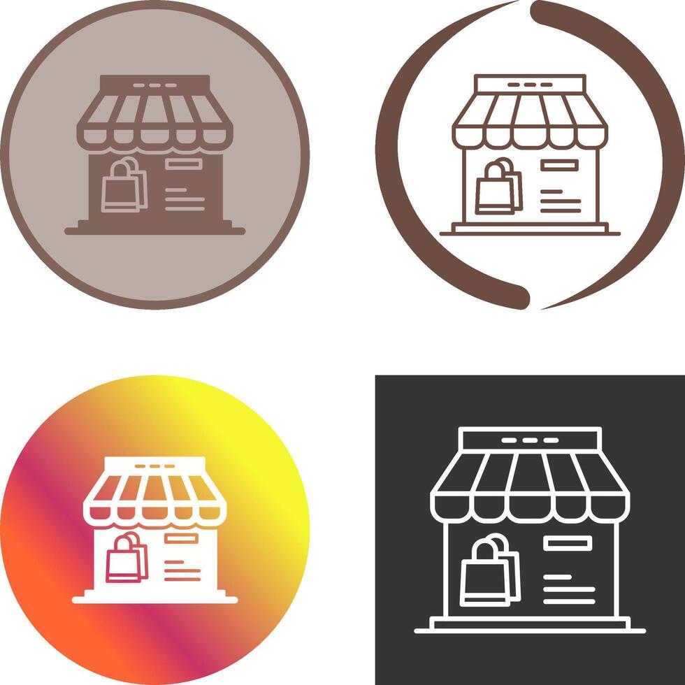 Shop Icon Design vector