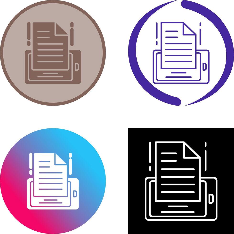Test Icon Design vector