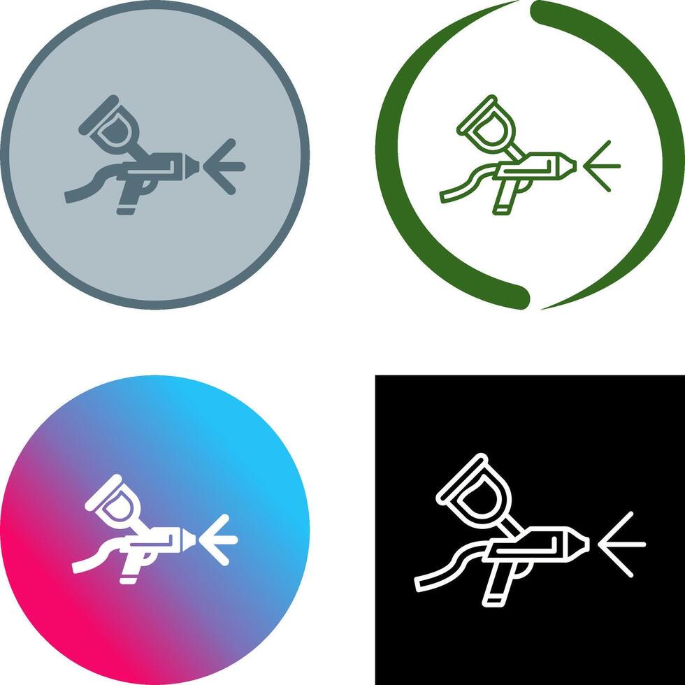 Airbrush Icon Design vector