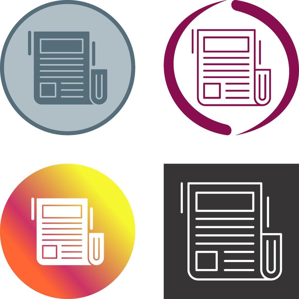 News Icon Design vector
