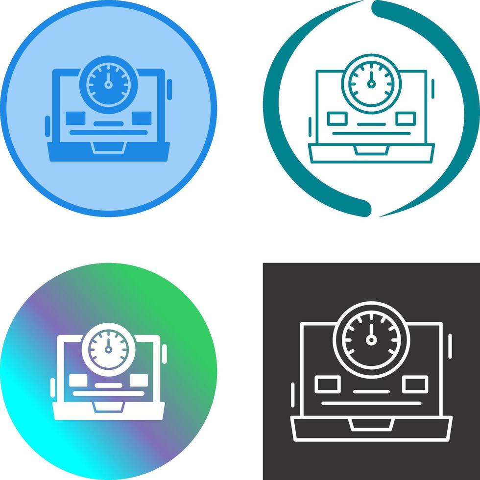 Speedometer Icon Design vector