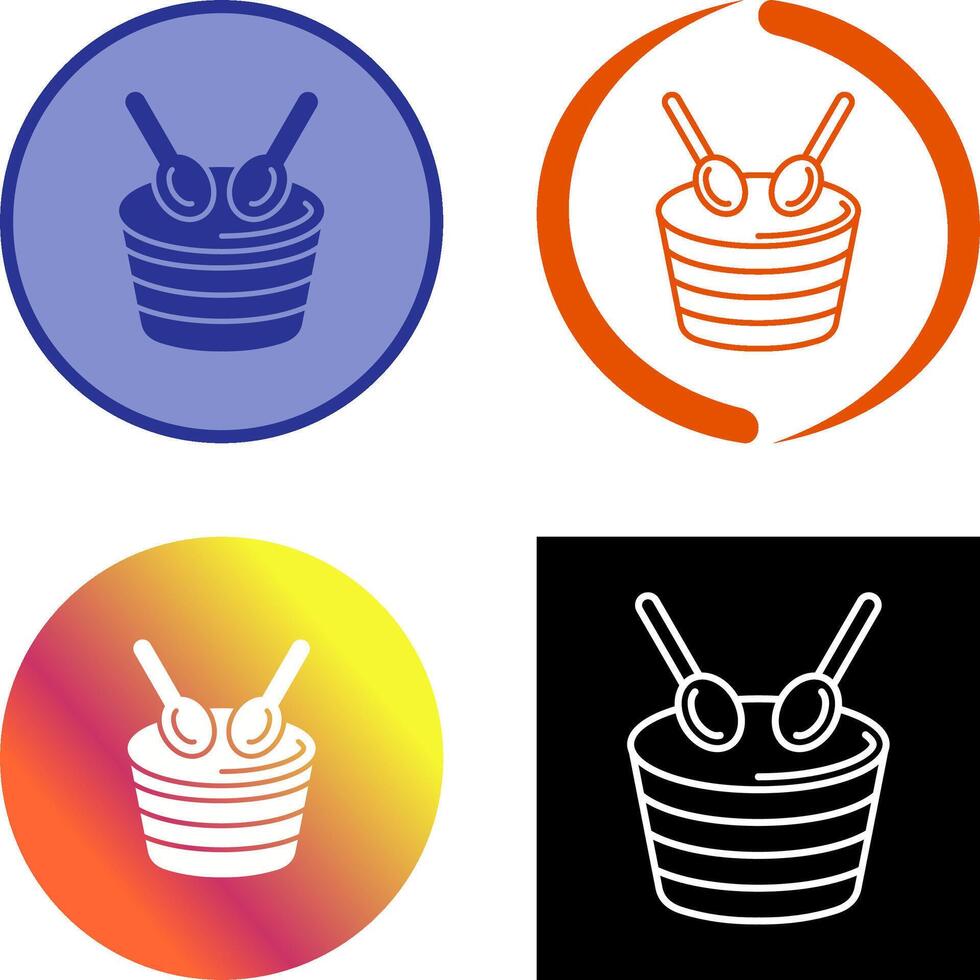 Drum Icon Design vector