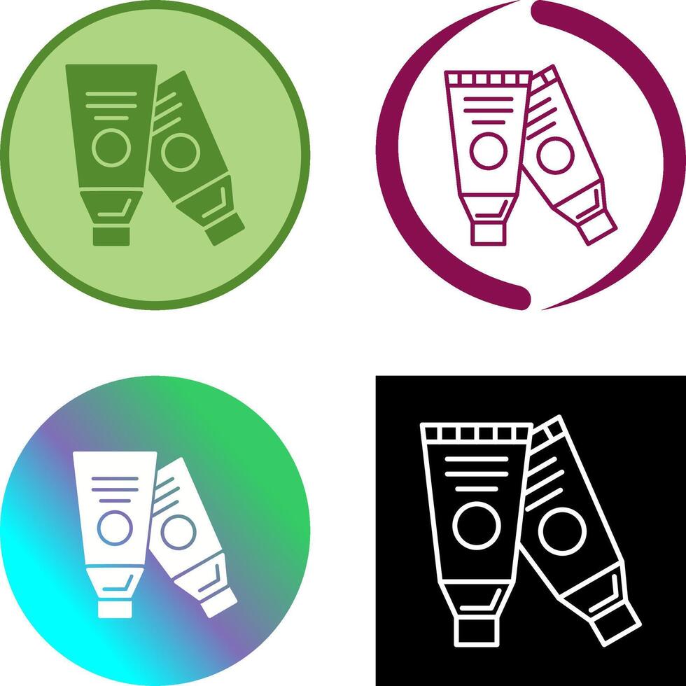 Paint Tube Icon Design vector