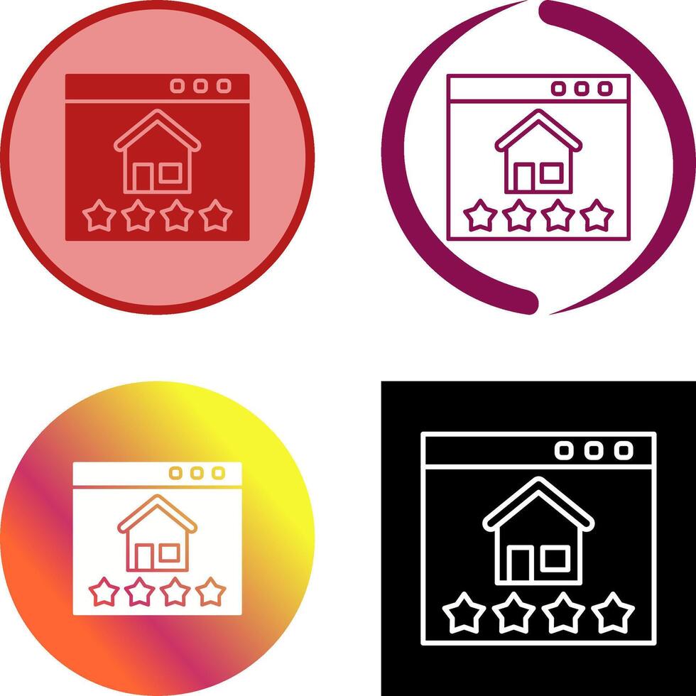 Rating Icon Design vector