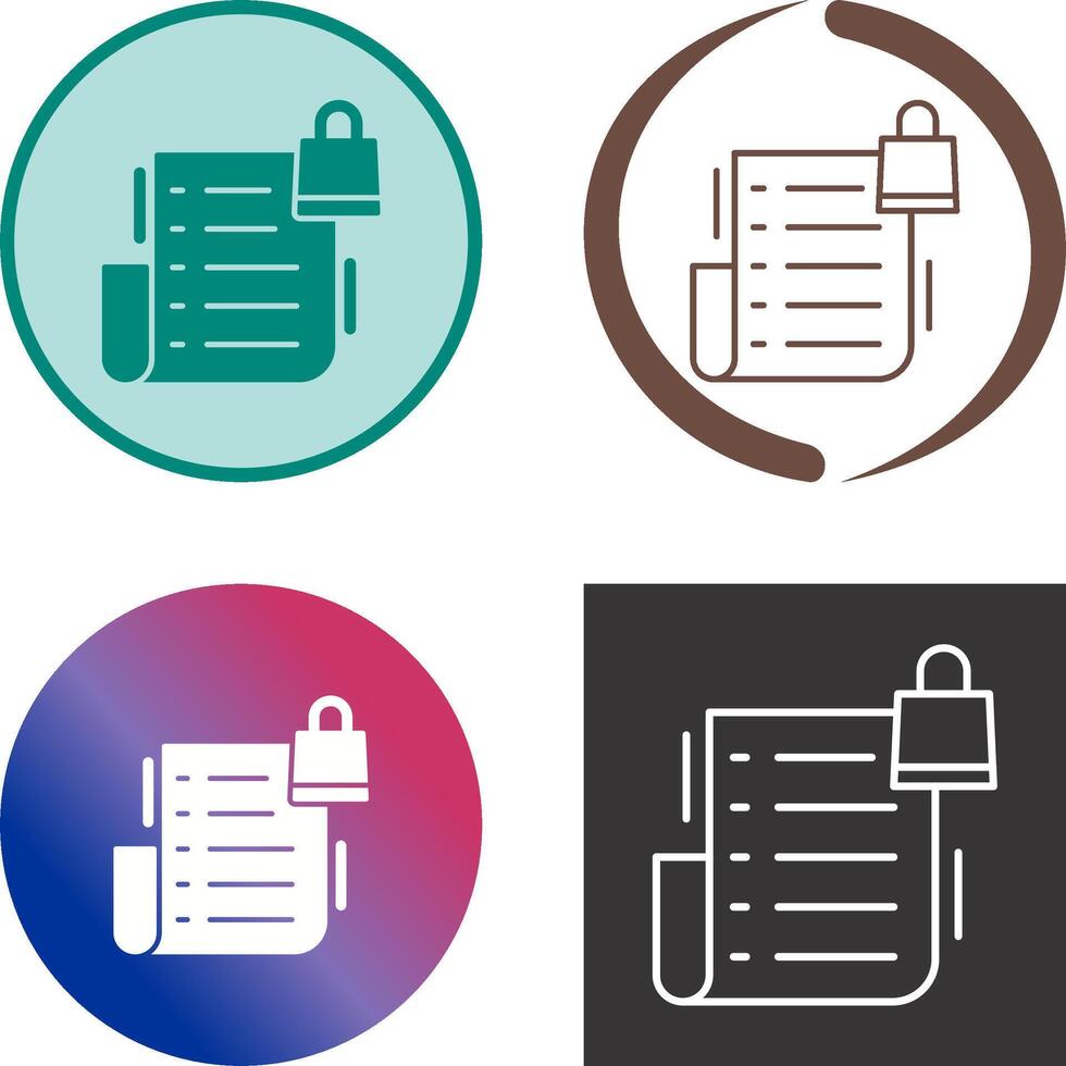 Wishlist Icon Design vector