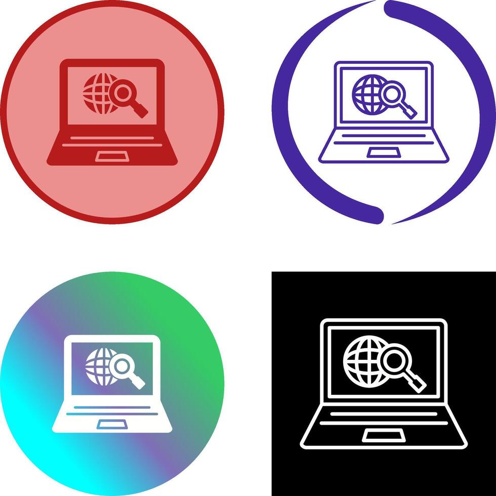 Explore Icon Design vector