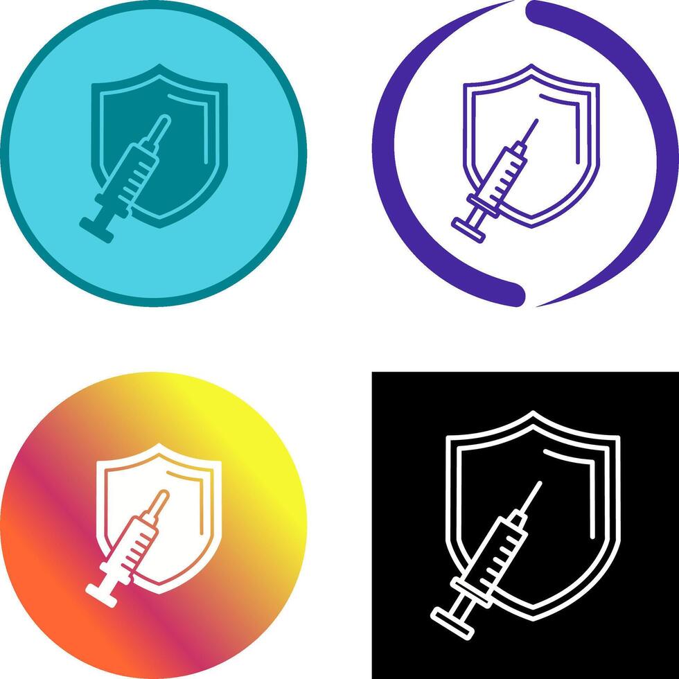Vaccination Icon Design vector
